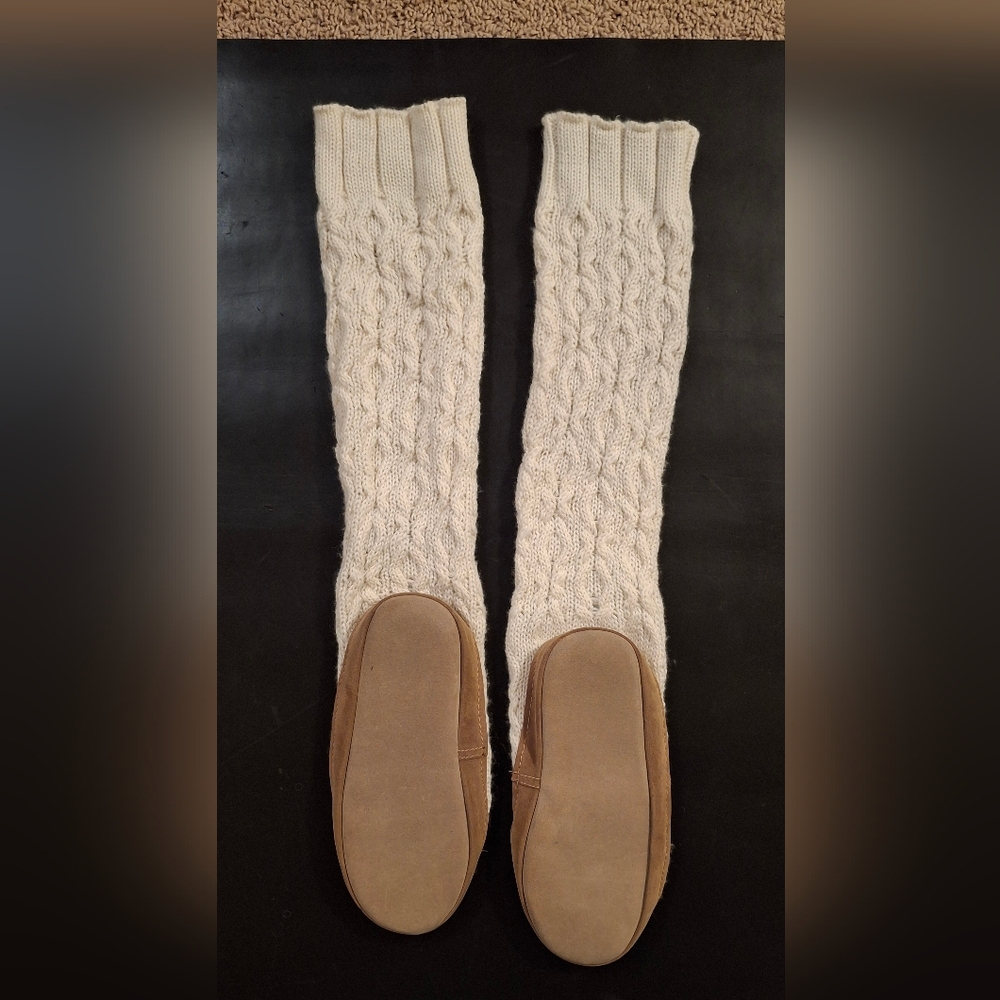 Women's Slipper Socks - Cable-knit Z Warm & Fuzzy House Boots
